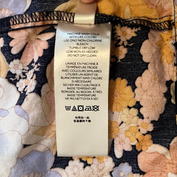 Free People Park Slope Maxi Dress Dark Combo With Pockets Size Large - Picture 15 of 16